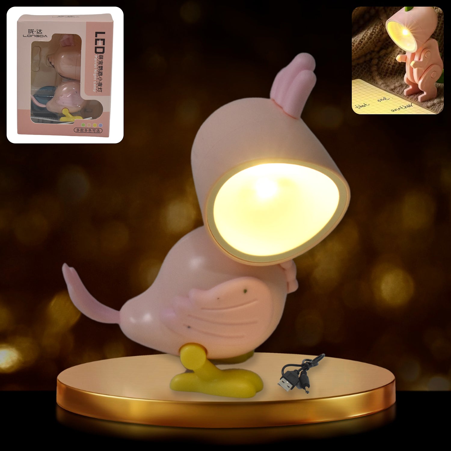 Vibrant Parrot Magnetic Table Lamp Vibrant Parrot Magnetic Table Lamp